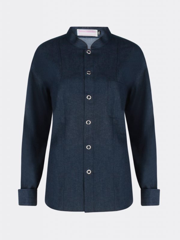 Denim chef coat