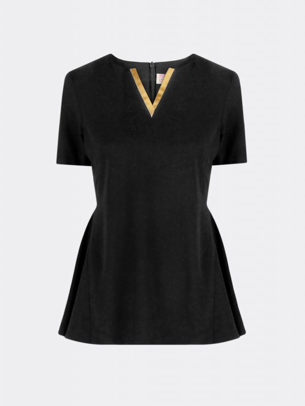Peplum blouse for Retail Uniform