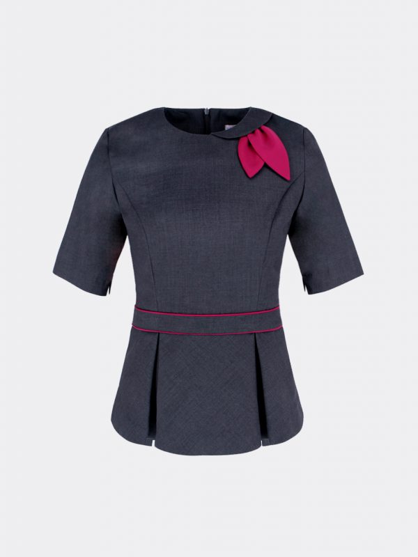 Fashionable Uniform Blouse Peplum