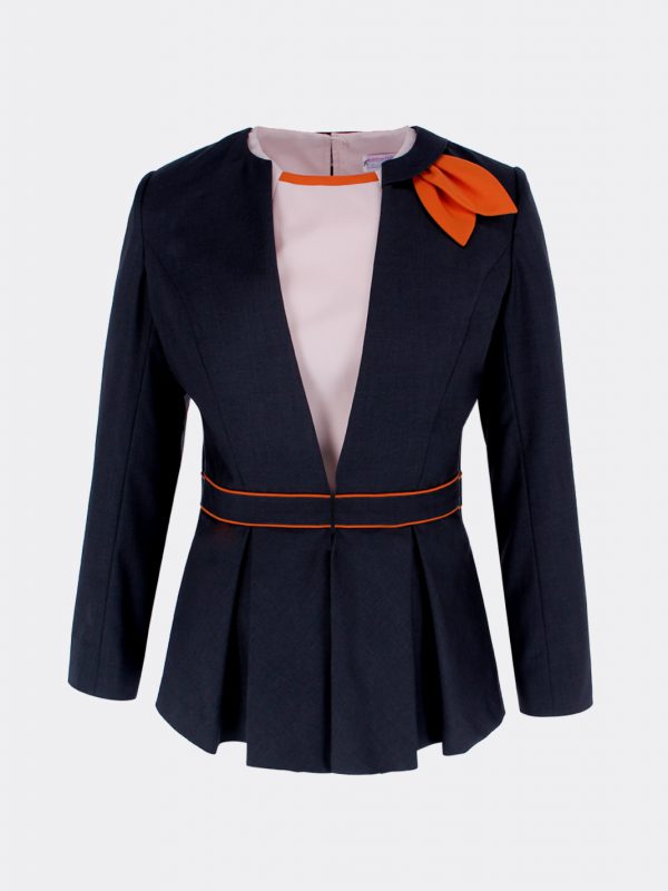 Chic Front Office Uniform in Peplum style